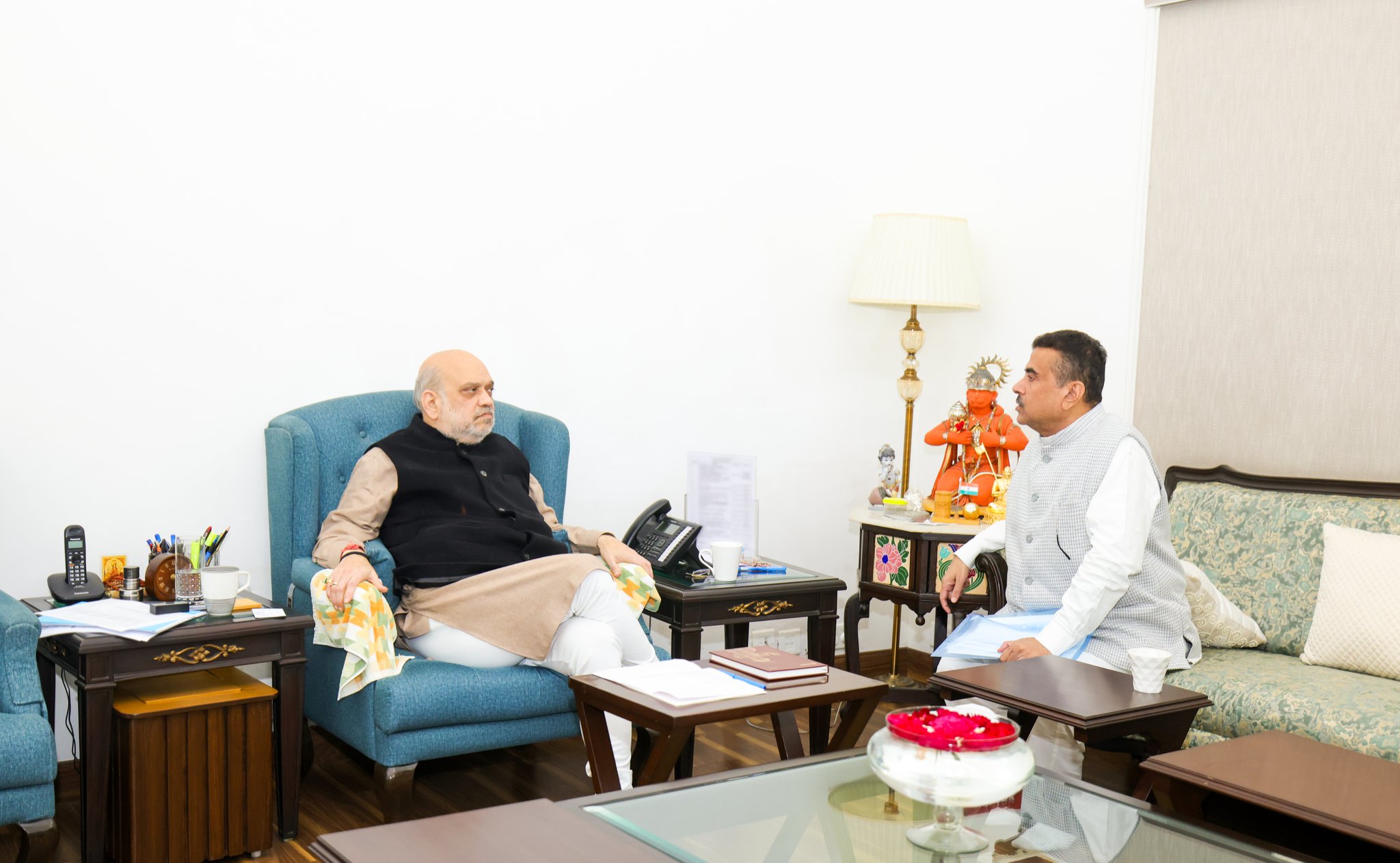 Amit Shah Suvendu Meeting : আজ বাংলায় আসছেন অমিত শাহ, তার আগেই দিল্লিতে অমিত শাহের সঙ্গে একান্ত বৈঠক শুভেন্দুর