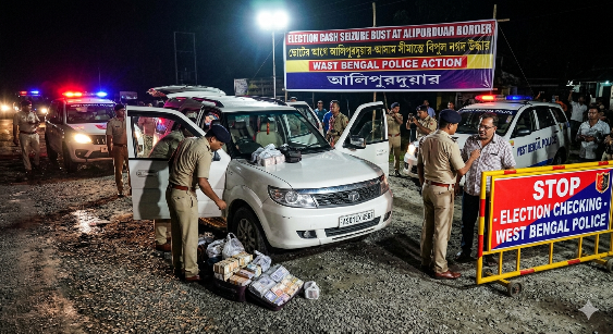 Alipurduar cash seizure : প্রমাণিত মমতার অভিযোগ, ভোটের আগে নগদের স্রোত? আলিপুরদুয়ারে অসম সীমান্তে ধরা পড়ল বিপুল টাকা