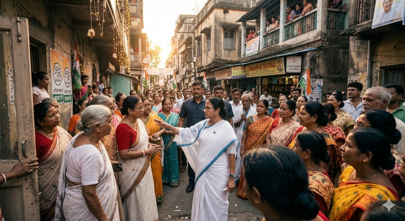 Mamata Bhabanipur : "যতই ধমকাক, চমকাক আপনারা একজোট হয়ে ভোট দেবেন" নিজের নির্বাচনী কেন্দ্র ভবানীপুরে ডোর টু ডোর প্রচারে মমতা