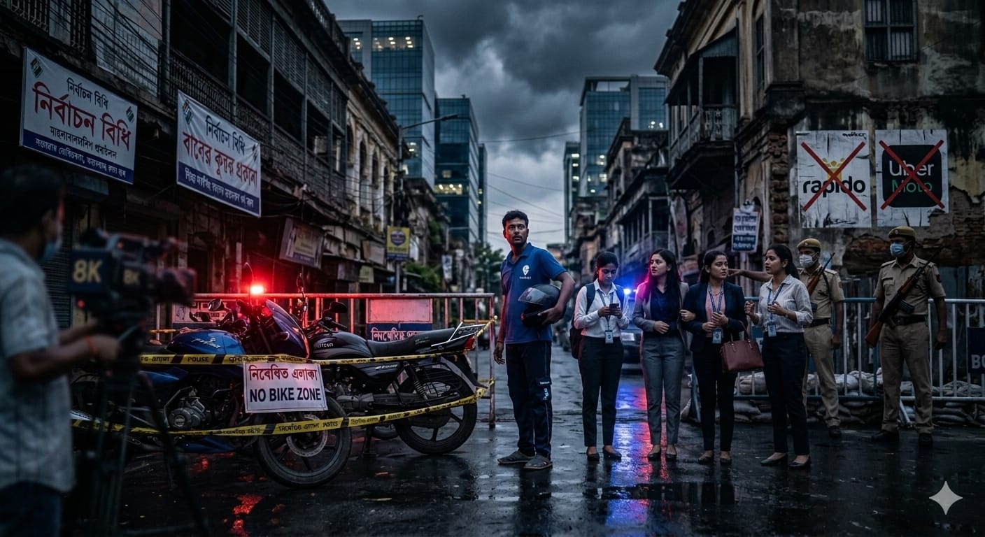 Bike Banned : ভোটের ৪৮ ঘন্টা আগে থেকেই বাংলায় নিষিদ্ধ বাইক, রাস্তায় নামবে না Rapido, Uber-সহ কোন অ্যাপ বাইক