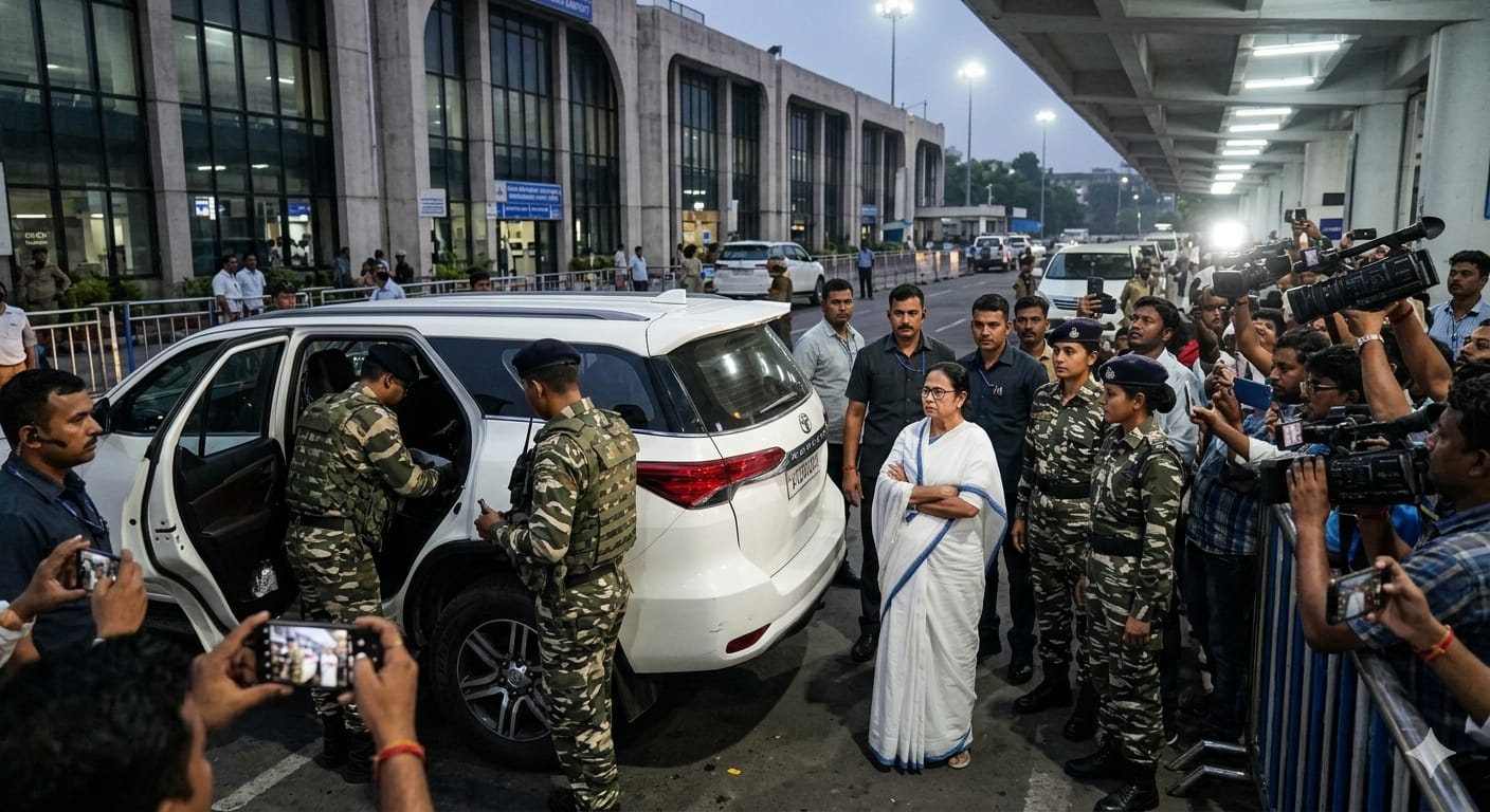 Mamata Car Checking : “দমদম বিমানবন্দরে গাড়ি তল্লাশি নিয়ে বিস্ফোরক Mamata Banerjee! ‘তৃণমূলের গাড়ি চেক হলে বিজেপির গাড়ি বাদ কেন?’”