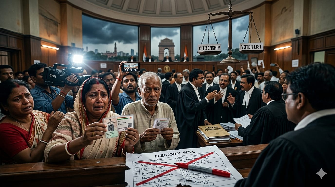 ভোটার তালিকা থেকে নাম বাদ মানেই ‘অনুপ্রবেশকারী’ নয়! SIR নিয়ে বিস্ফোরক পর্যবেক্ষণ সুপ্রিম কোর্টের