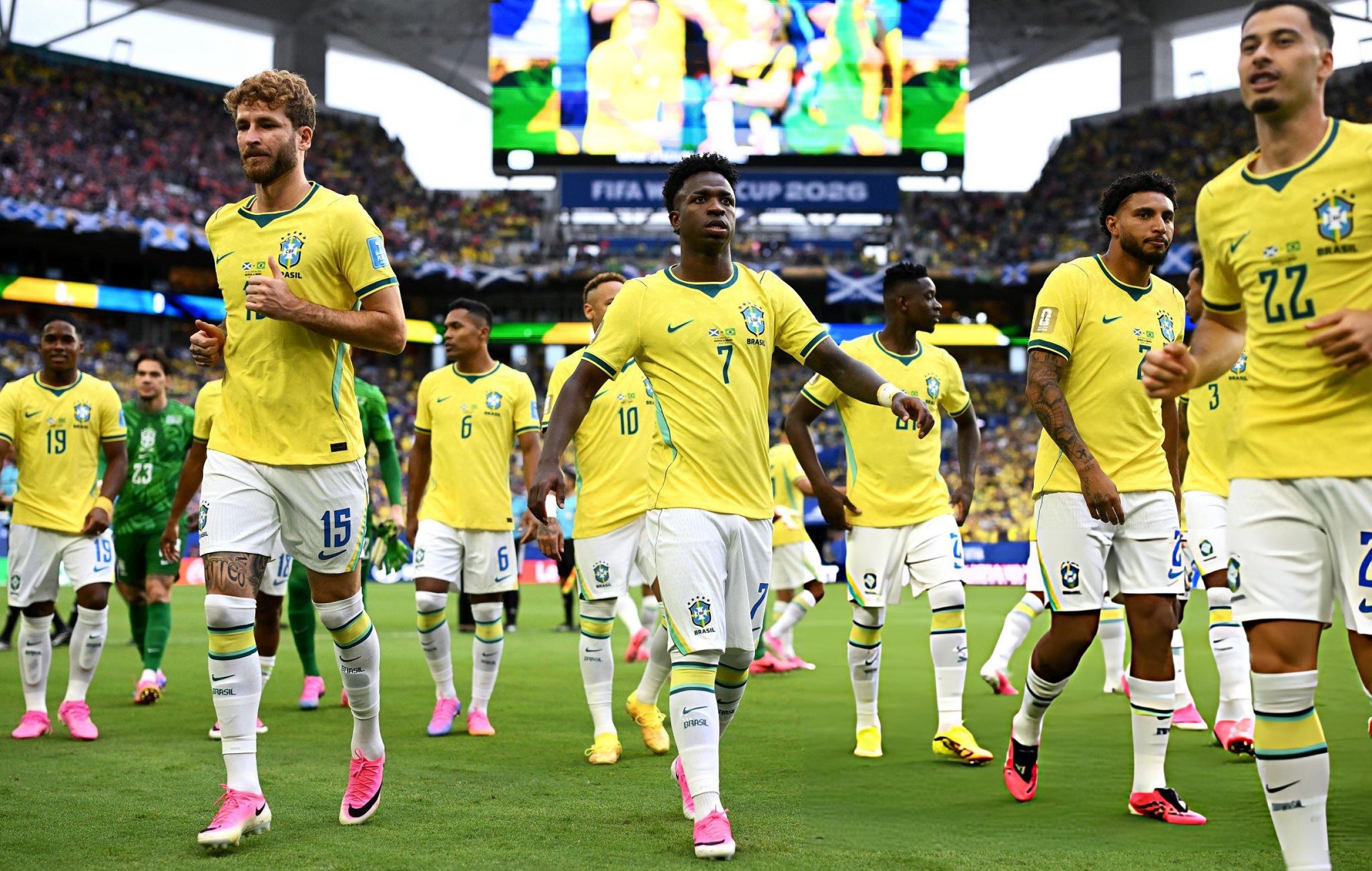 Brazil : ৯৮১ দিনের অপেক্ষার অবসান নেইমারের, মায়ামিতে সাম্বার ঝড় তুলে গ্রুপ চ্যাম্পিয়ন ব্রাজিল, ভিনির আগুনে ফর্মে বাড়ছে বিশ্বকাপ স্বপ্ন
