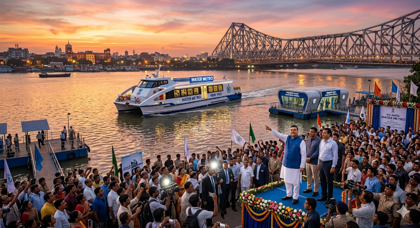 Kolkata Water Metro : কলকাতায় এবার চলবে ওয়াটার মেট্রো, ঐতিহাসিক ঘোষণা মুখ্যমন্ত্রী ও কেন্দ্রীয় জাহাজ মন্ত্রীর